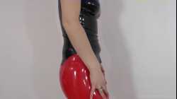 skintight latex panties