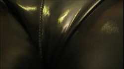 Tight black skintight Leather Ass