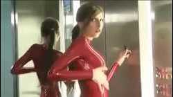 Red Latex Girl