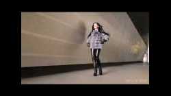 Walk of the lovely Mila along the Marriott Hotel