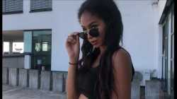 Tracy 1 - Wetlook leather leggings